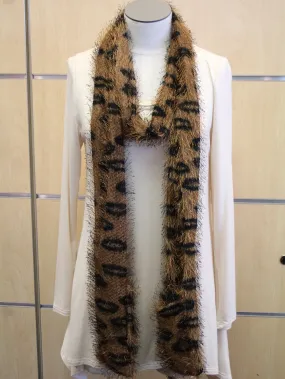 Treska | Dark Leopard Wrap Scarf
