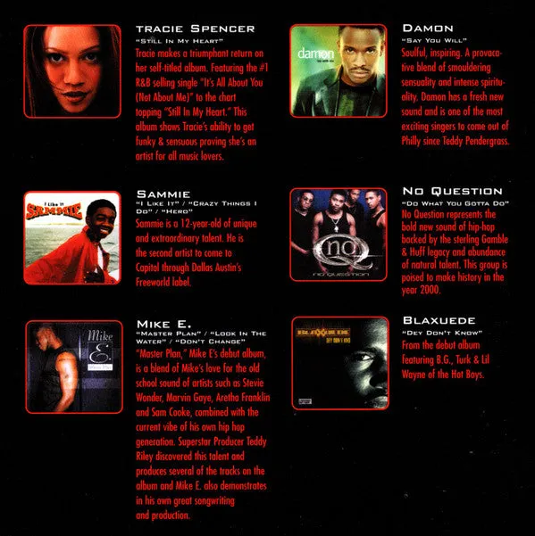 Various - Listen To Your Past…Hear Your Future. EMI Music Distribution Celebrates Black History Month (CD, Comp, Promo, Smplr) (M)
