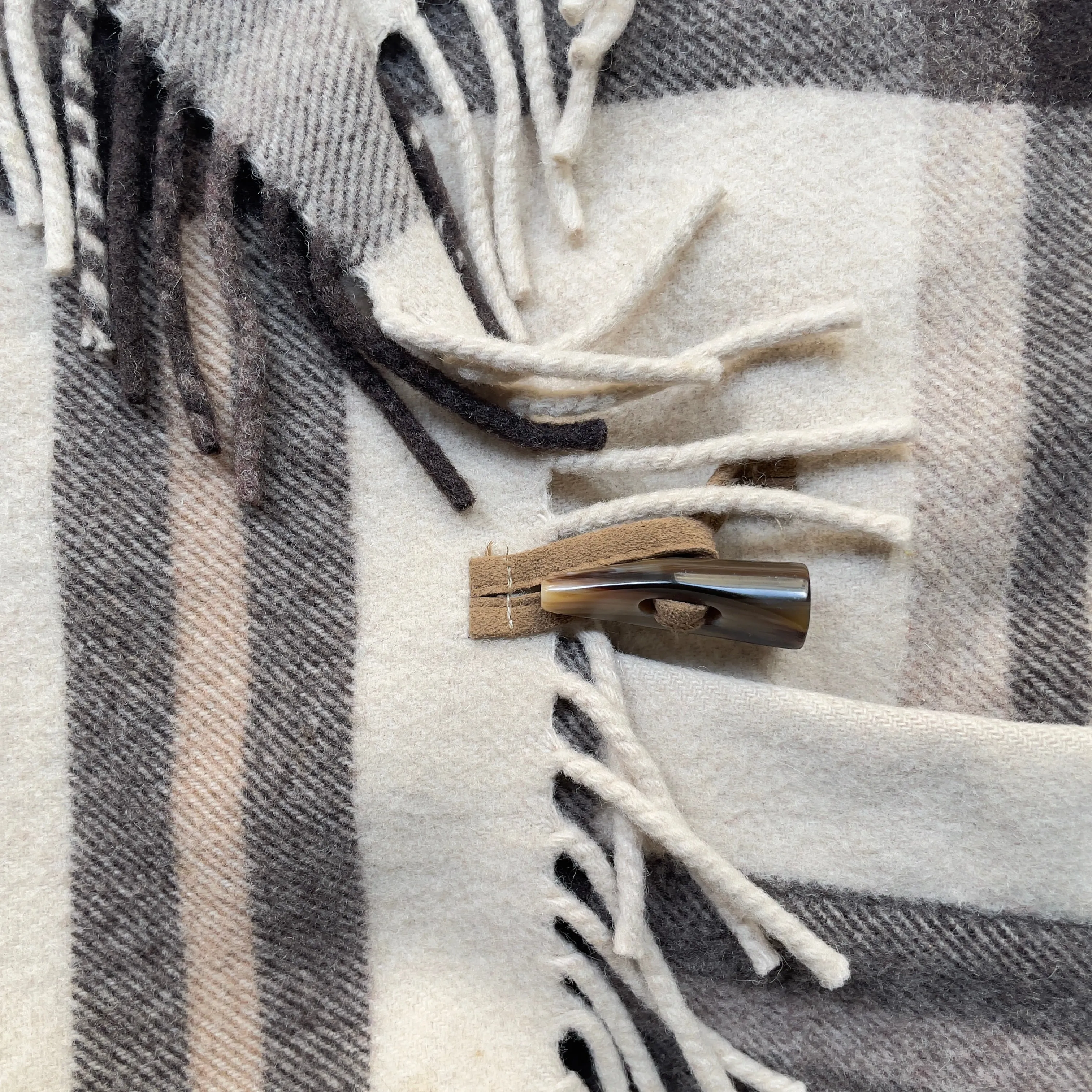 Vintage Fringe Wool-Blend Coat