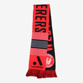 Western Sydney Wanderers FC Adult's Linebreak Jacquard Scarf A-League Soccer Football