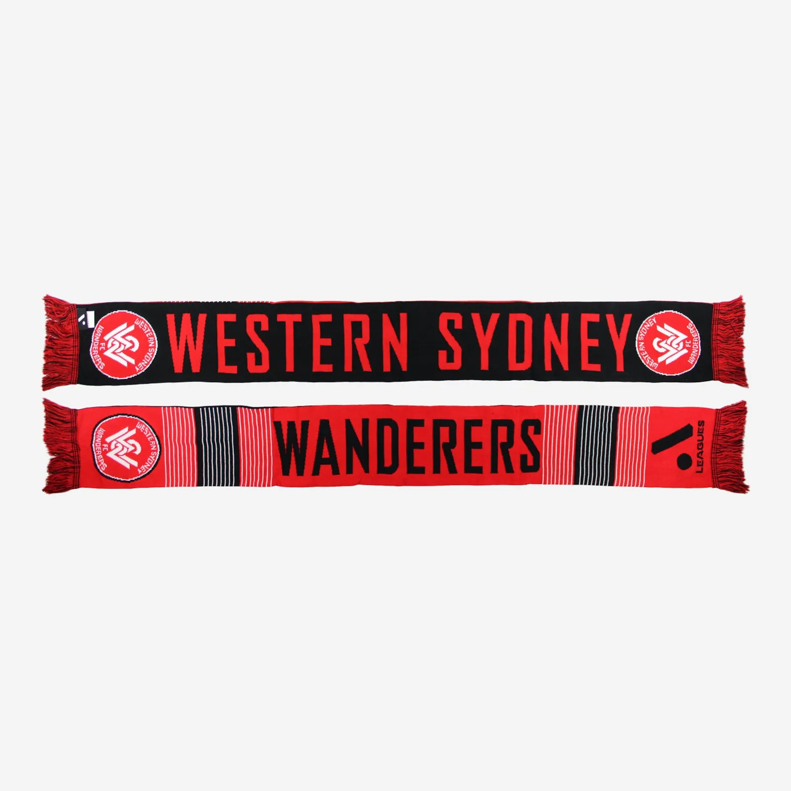 Western Sydney Wanderers FC Adult's Linebreak Jacquard Scarf A-League Soccer Football