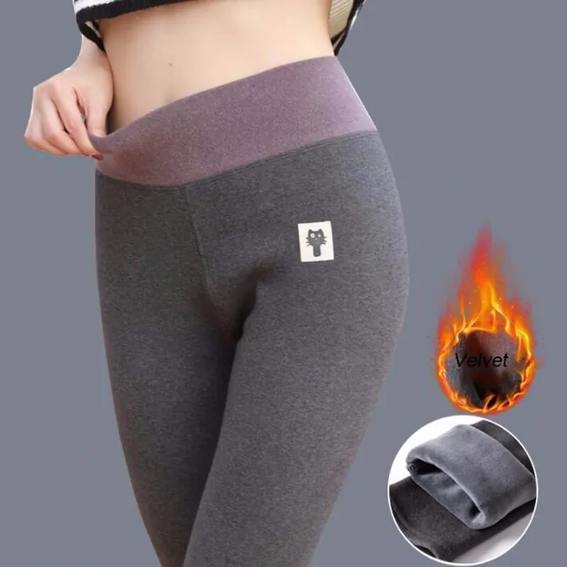 Women's Autumn/Winter Casual Elastic Velvet Warm Leggings