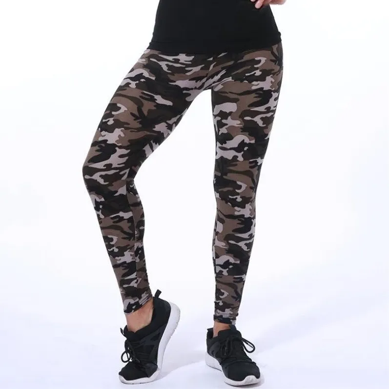 Women's Summer Casual Elastic Leggings With Geometric Print