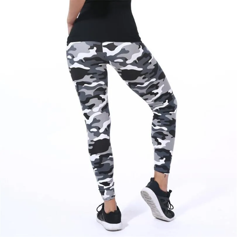 Women's Summer Casual Elastic Leggings With Geometric Print
