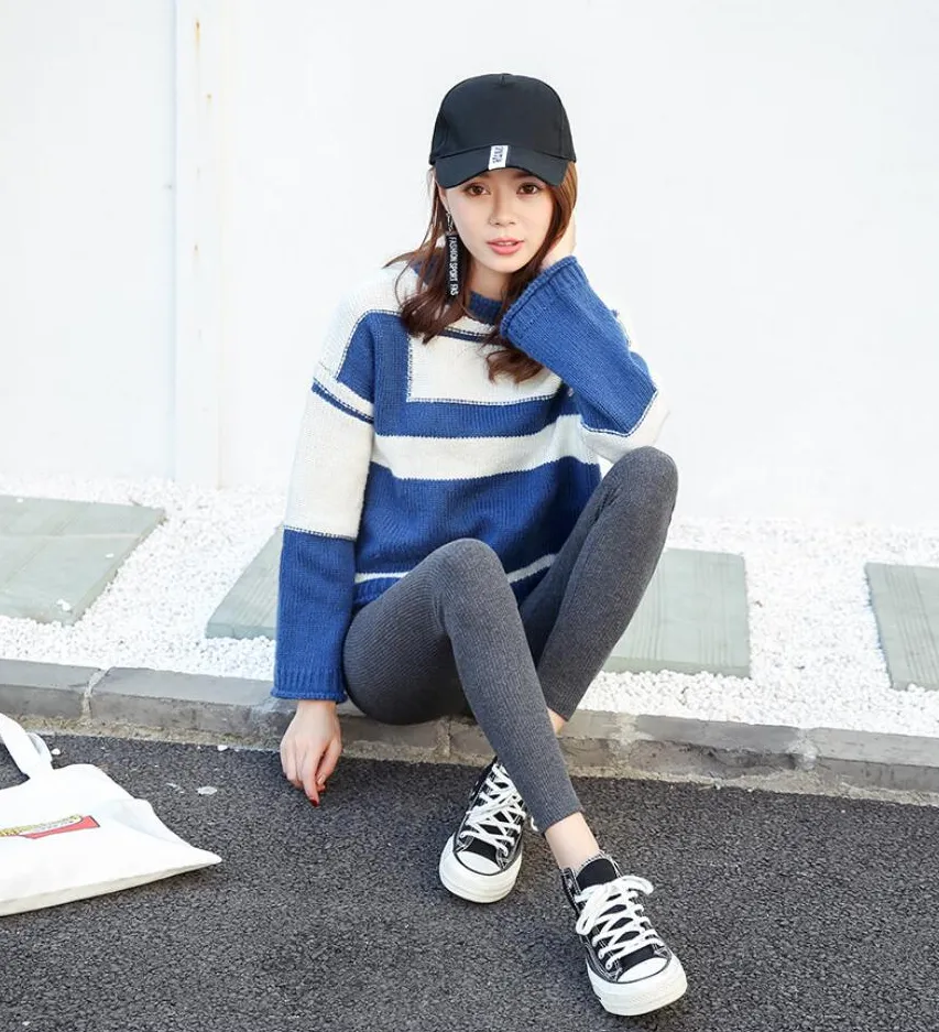 Women's Winter Casual Knitted Elastic Warm Leggings