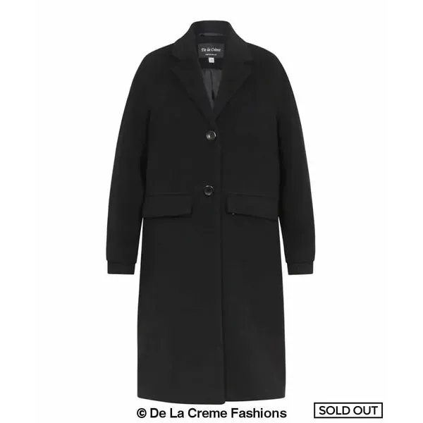 Women’s Wool Blend Winter Warm Knee Length Coat