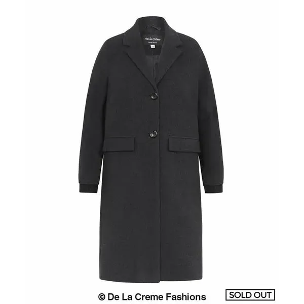 Women’s Wool Blend Winter Warm Knee Length Coat
