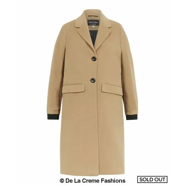 Women’s Wool Blend Winter Warm Knee Length Coat