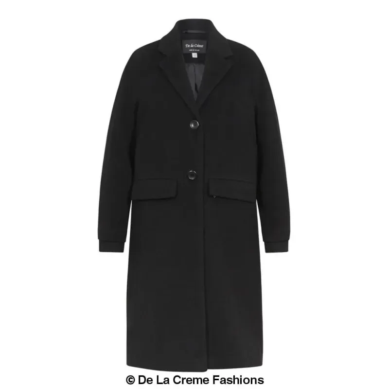 Women’s Wool Blend Winter Warm Knee Length Coat