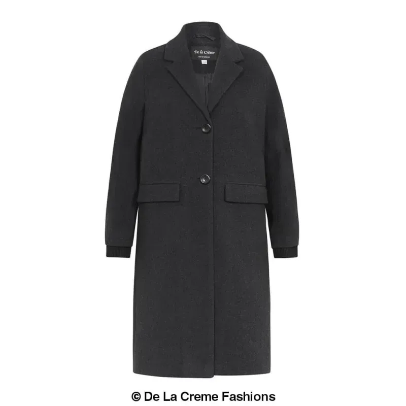 Women’s Wool Blend Winter Warm Knee Length Coat