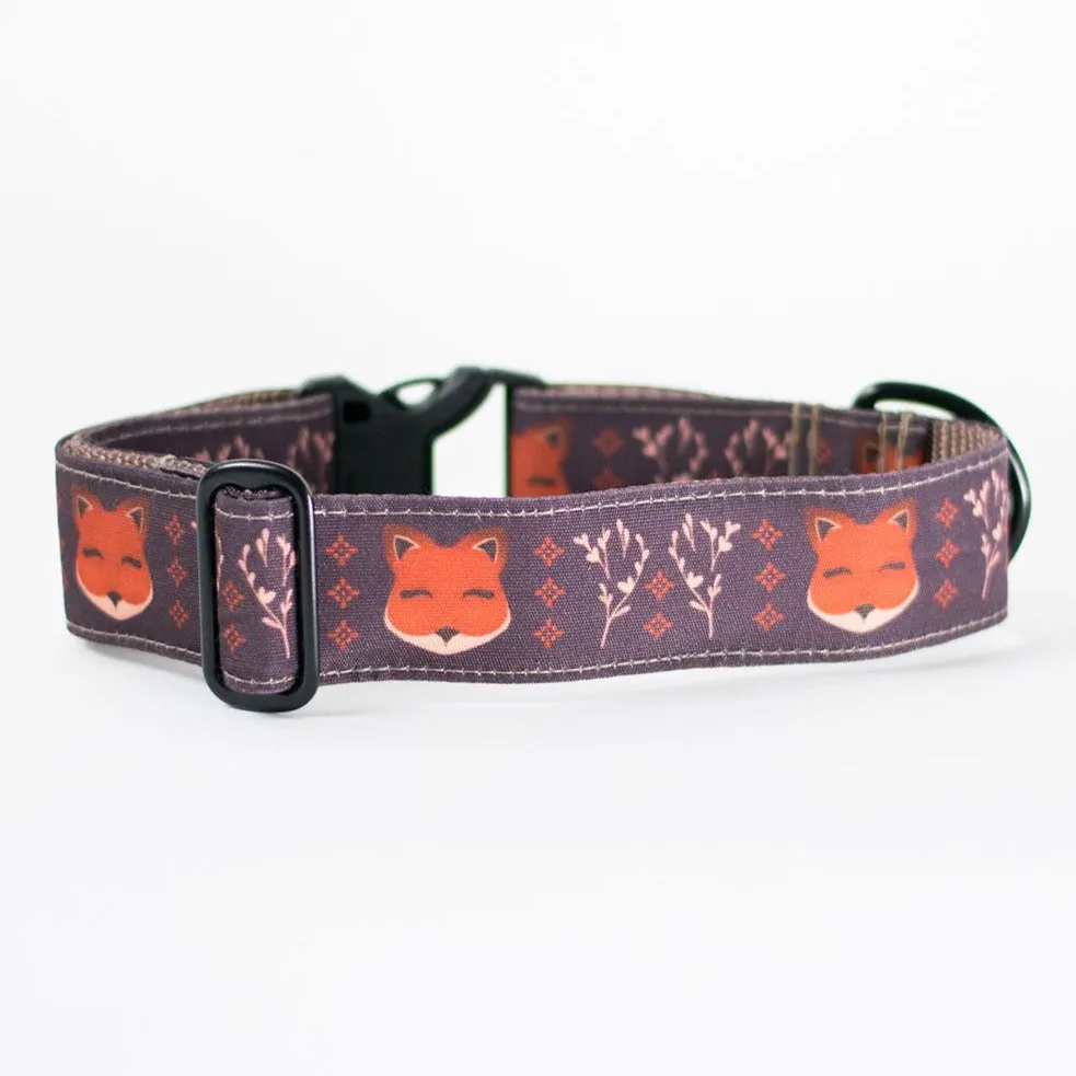 Woodland Fox Dog Collar