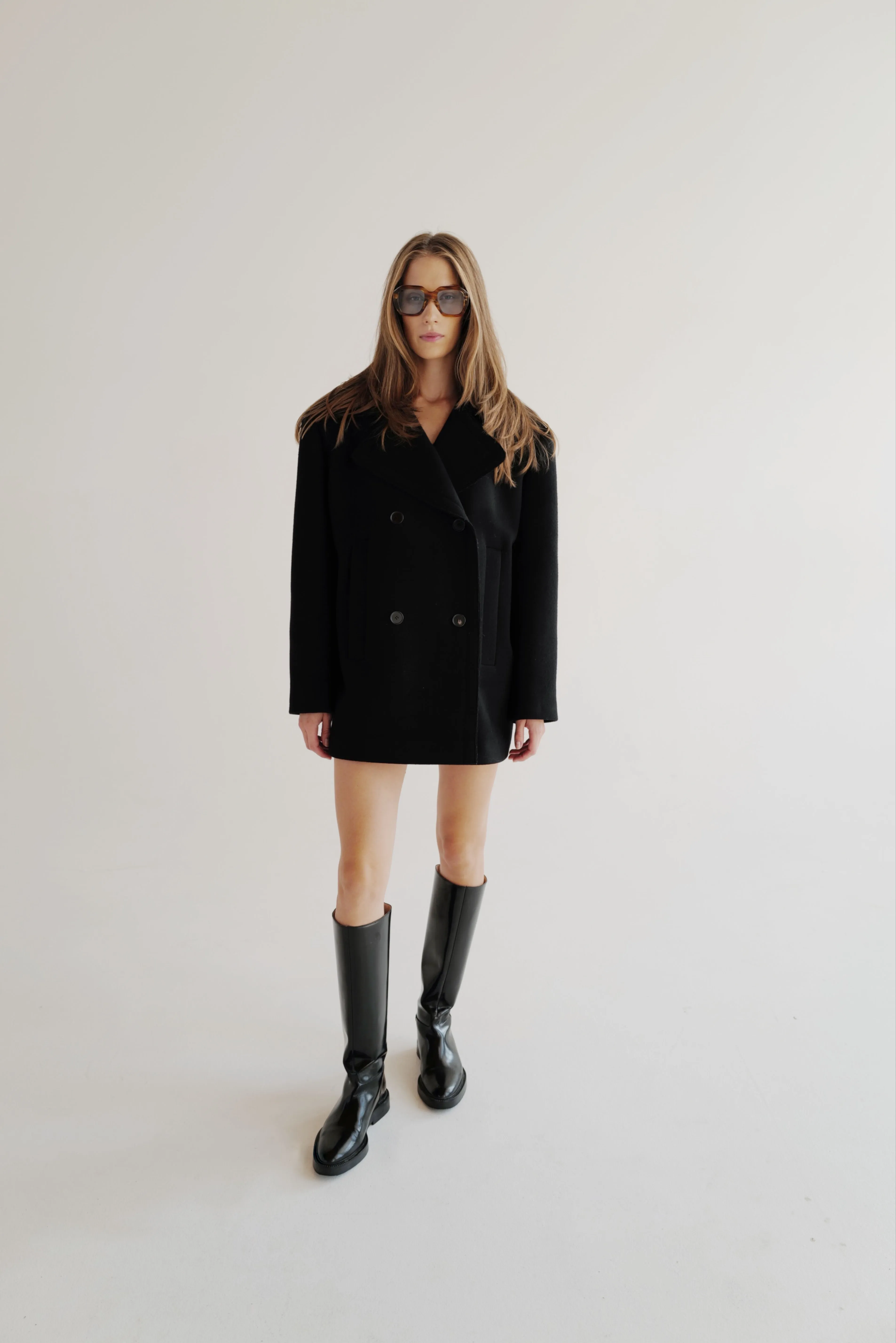 Wool Double-Breasted Pea Coat COPEN  FW24